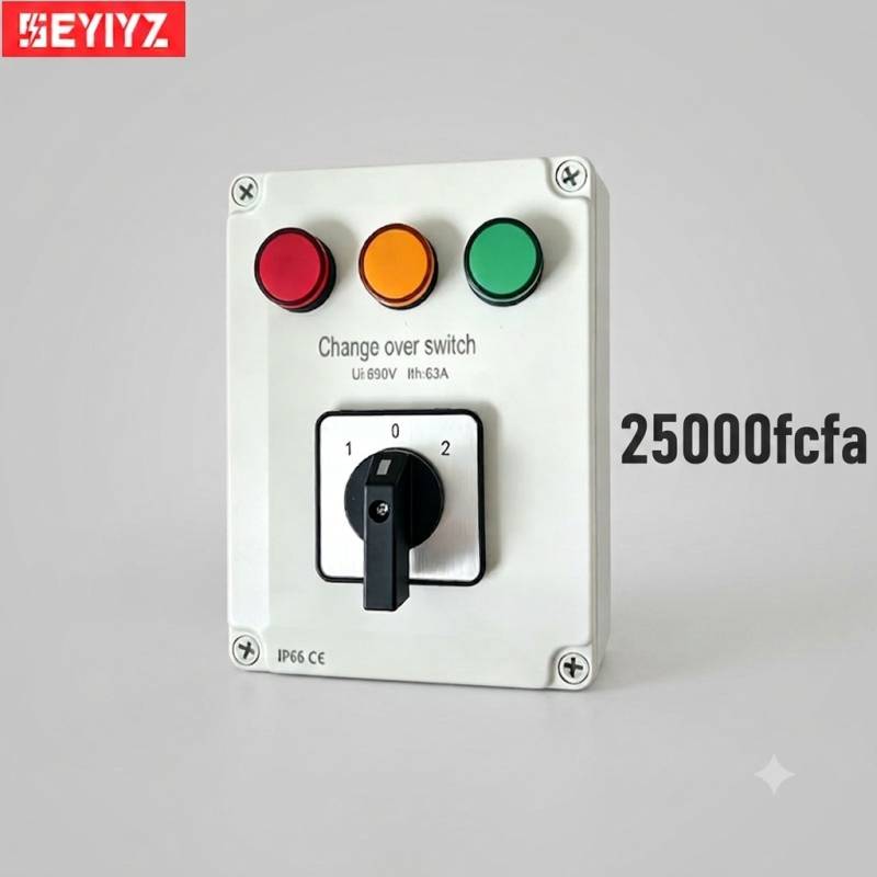 Inverseur de Source Manuel Rrvetto LW26-63A 4P 63A IP65 au Cameroun